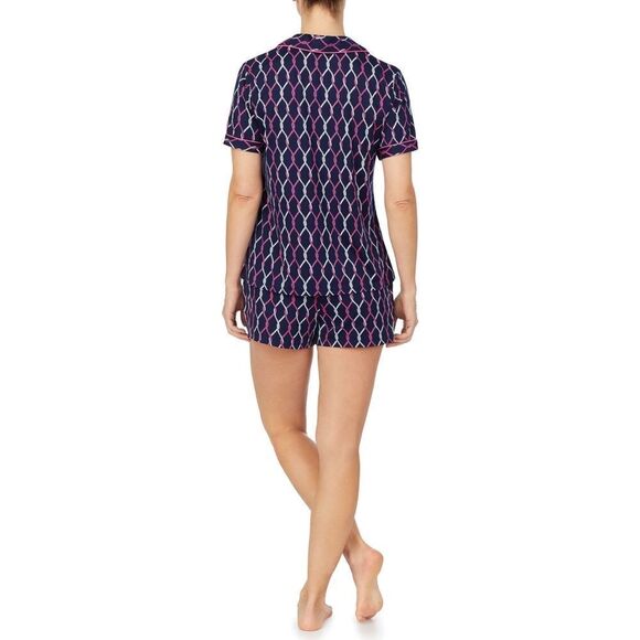 New! NAUTICA Women's Pajamas PJ 2-Piece Sleep Set Top Boxers Shorts Soft Knit - Picture 2 of 9